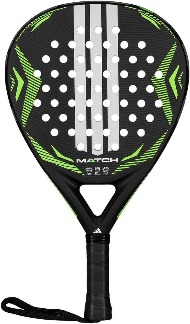 Adidas Match Black Lime 2026 — raqueta de pádel para principiantes